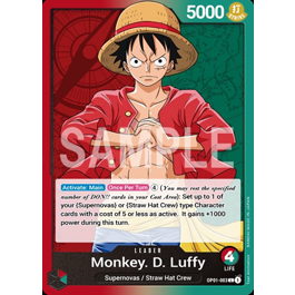 Monkey. D. luffy OP01-003