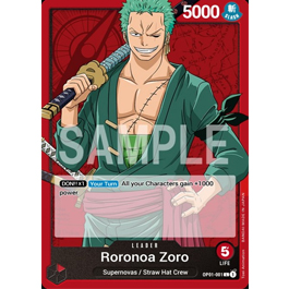 Roronoa Zoro Leader OP01-001